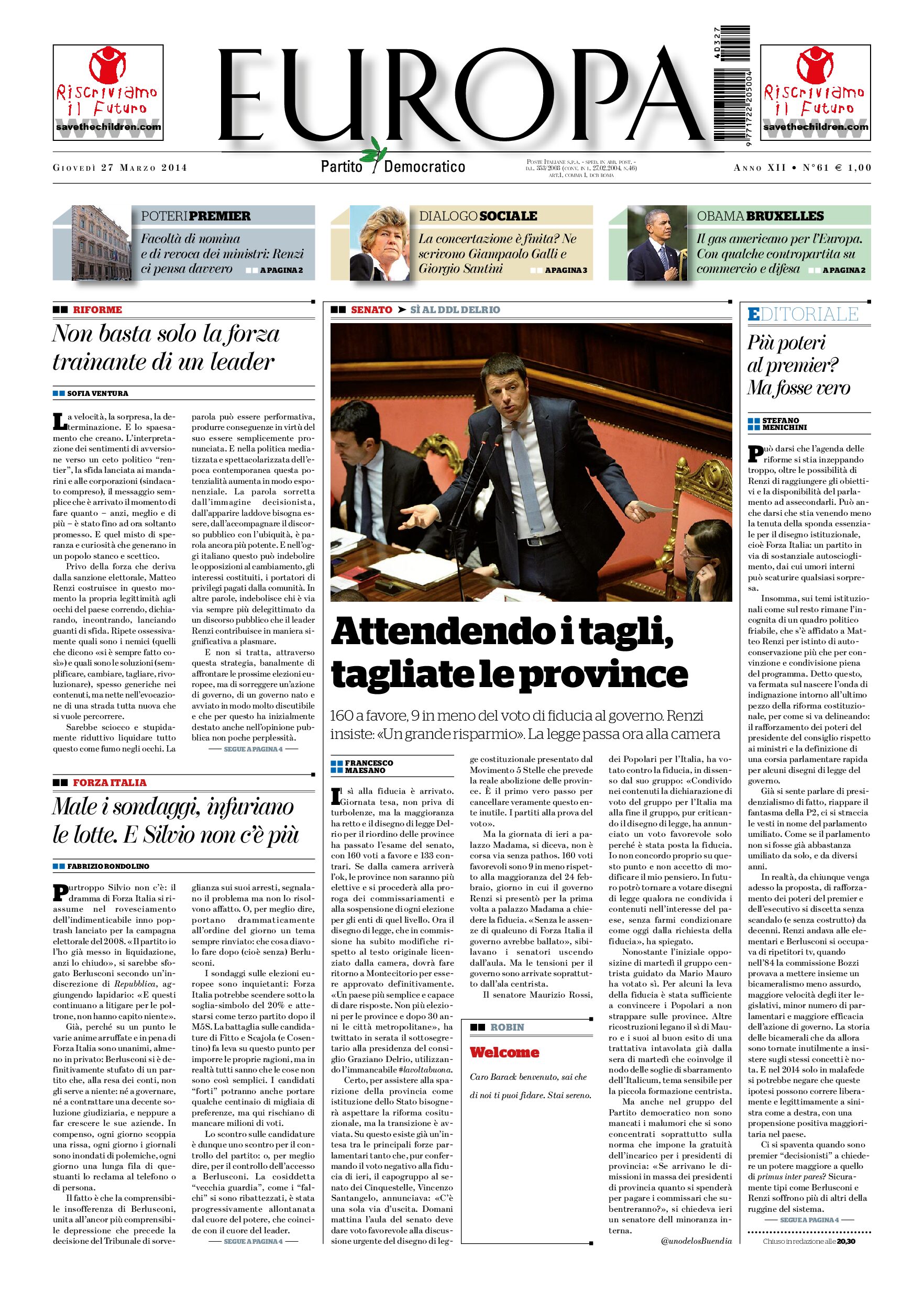 27 marzo 2014