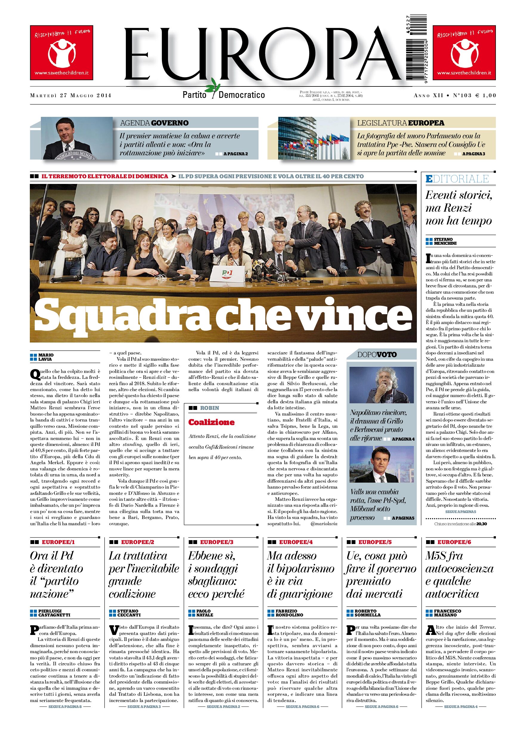 27 maggio 2014