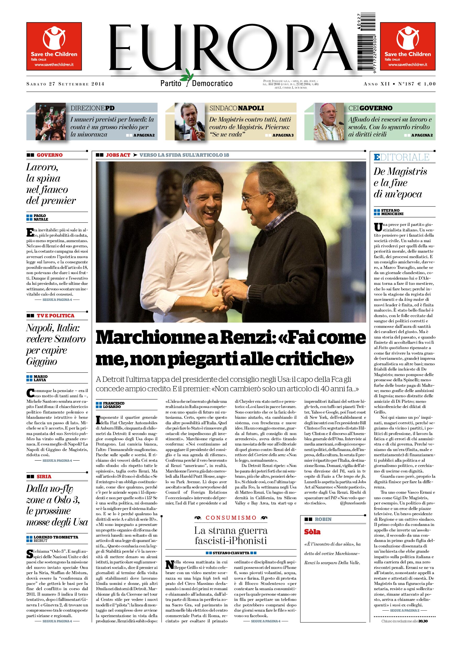 27 settembre 2014