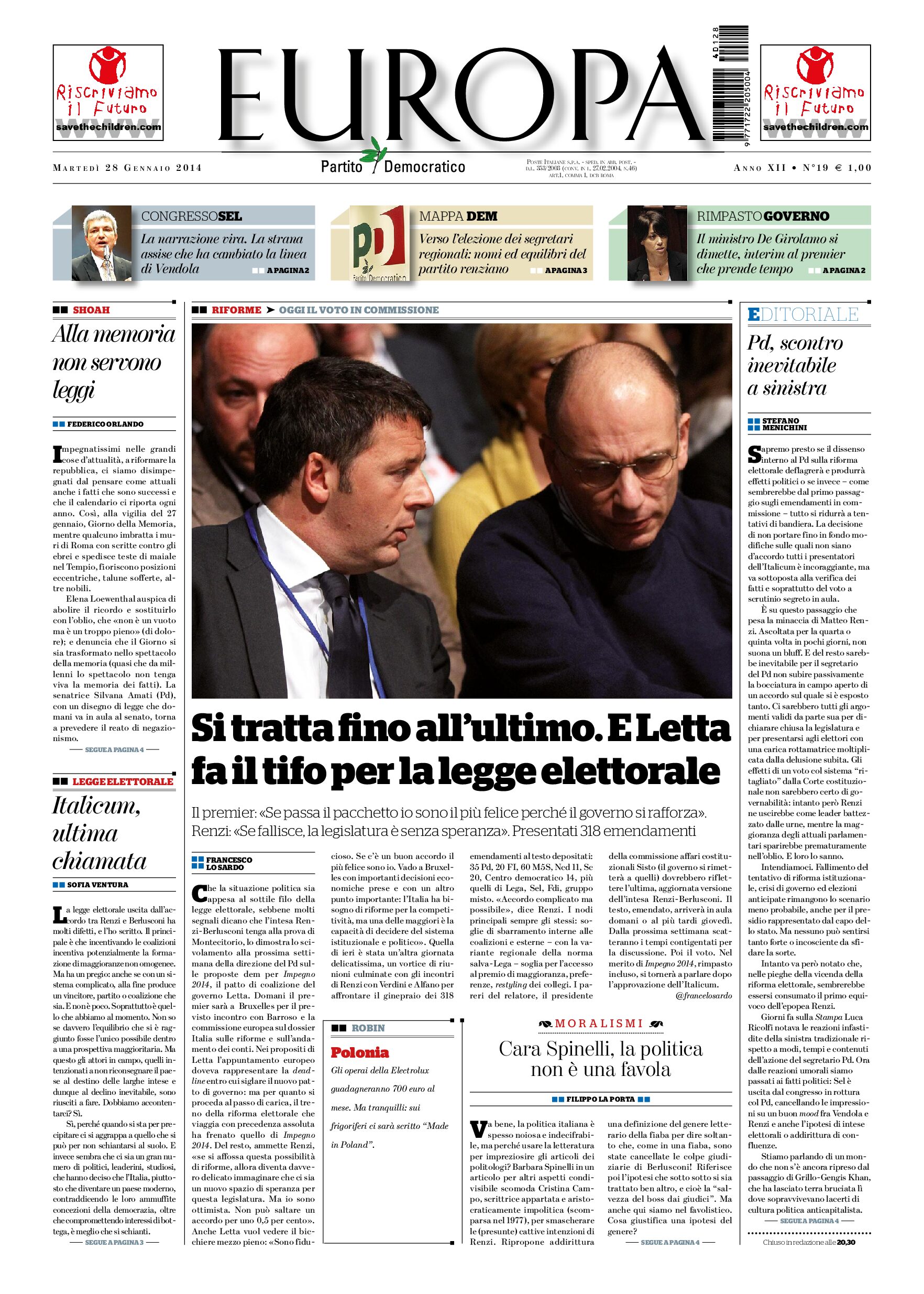 28 gennaio 2014