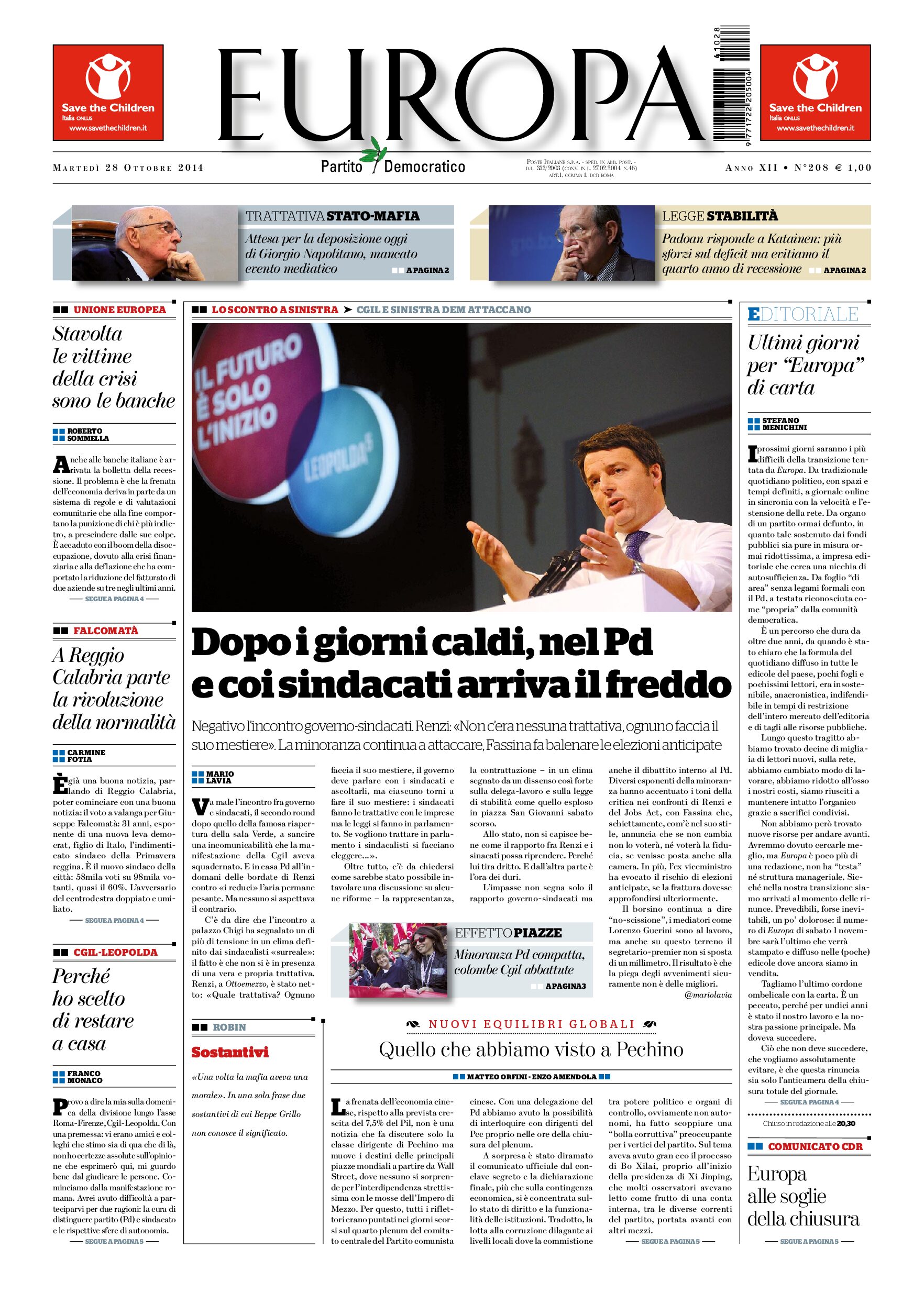 28 ottobre 2014
