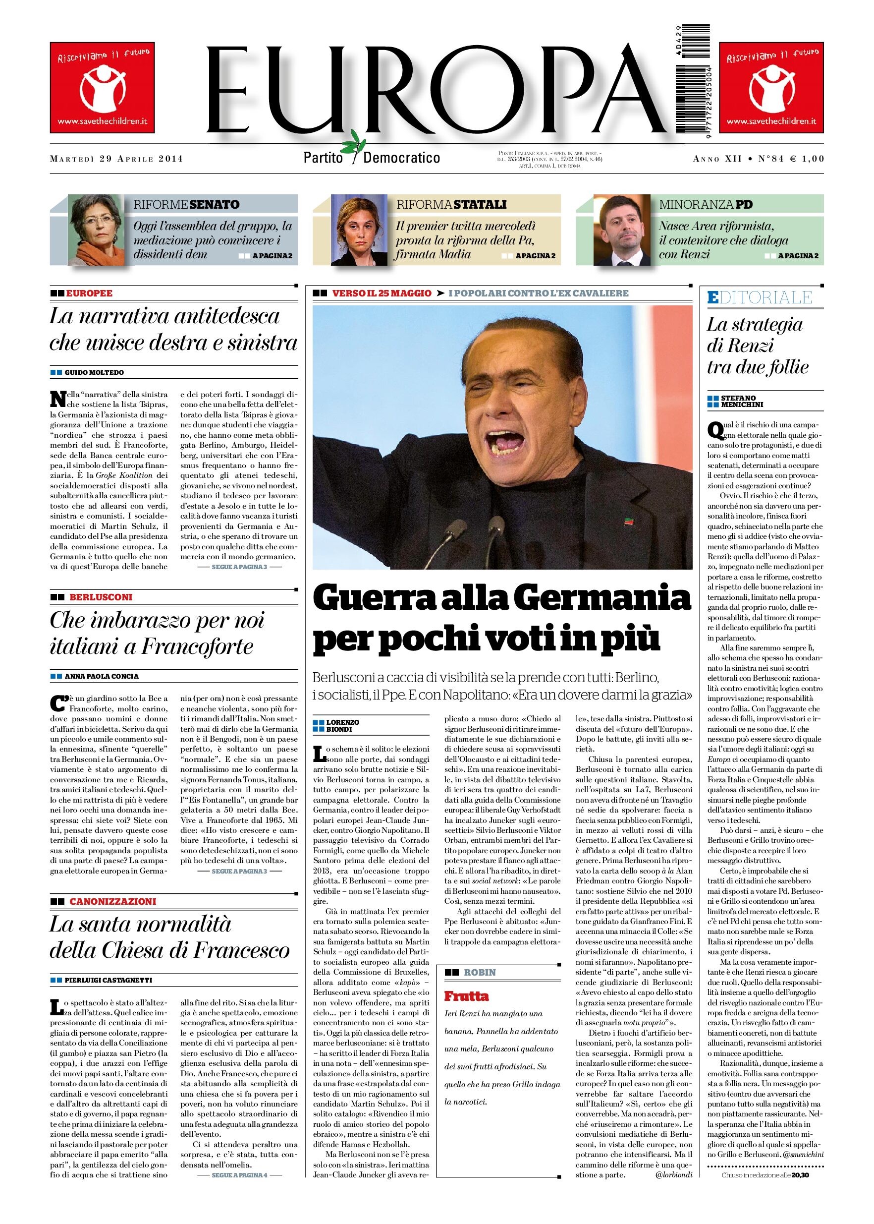 29 aprile 2014