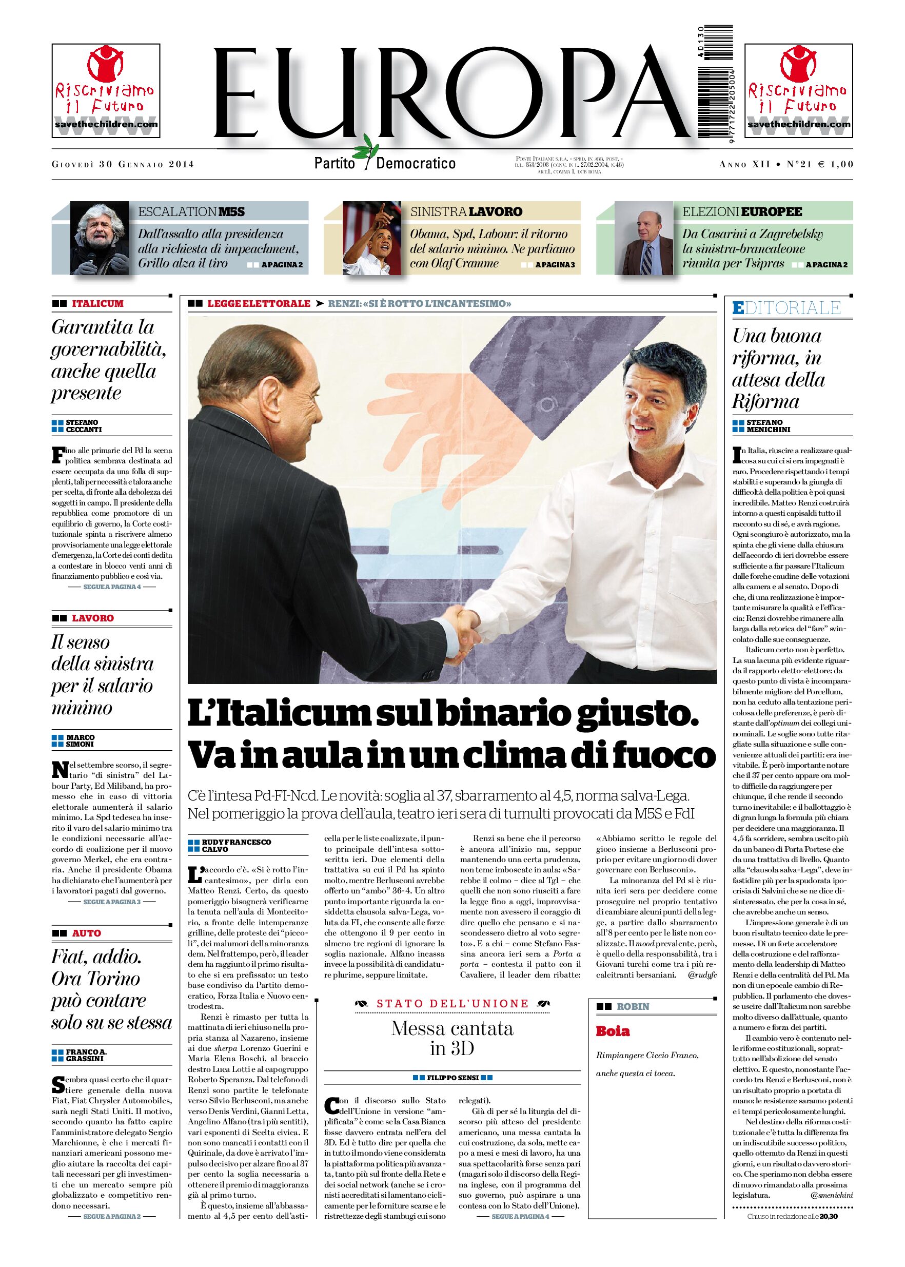 30 gennaio 2014