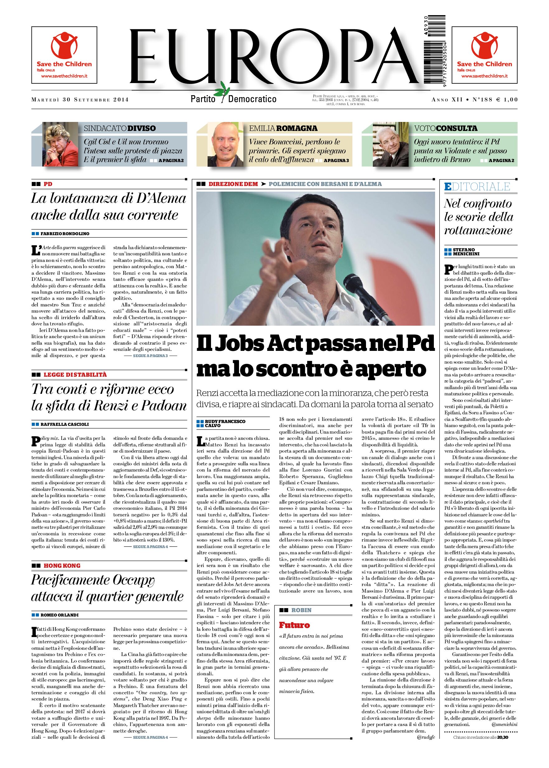 30 settembre 2014